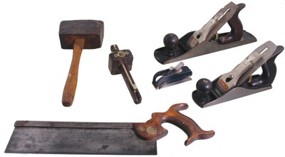 Assorted Makers: Lot Of Clean & Usabl Woodworking Tools
