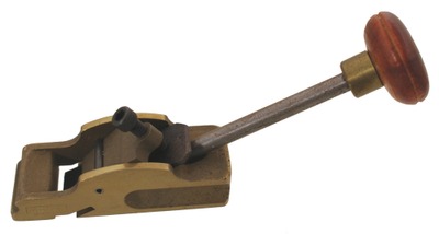 Unmarked: Diminutive Brass Rabbet Plane