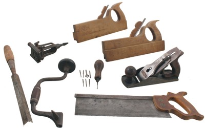 Assorted Makers: Lot Of Sound & Usabl Woodworking Tools