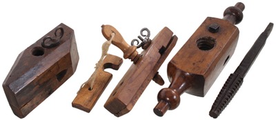 Assorted Makers: Three Early Wooden Die Stocks