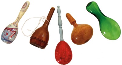 Assorted Makers: Coll. Of Six Early Darning "Eggs"