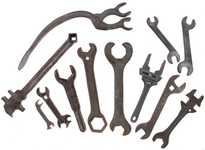 Assorted Makers: Lot Of Cast And Forged Wrenches