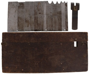 Stanley Rule & Level: Full Box Of #45 Planeutting Irons