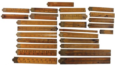 Assorted Makers: Lot Of Assorted Folding Rules