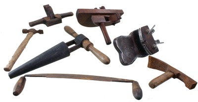 Assorted Makers: Wkg. Set Of Clean Coopers' Tools