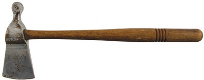 Unmarked: Unus. Brass Head Hatchet