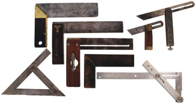 Assorted Makers: Lot Of Asst. Bevelsnd Try Squares