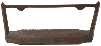 Huther Brothers Saw Manufacturing Company, Rochester, New York: Unus. Cast Brass Spec. Purp. Stand
