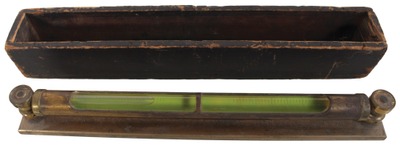 Unmarked: Solid Brass Engineer's Level
