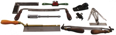 Assorted Makers: Lot Of Clean & Usabl Woodworking Tools