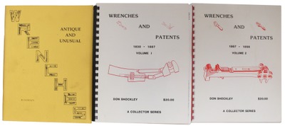 Shockley, Don/Tulsa, Ok: "Wrenches And Patent S" Books V. 1 & 2