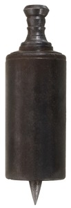 Unmarked: Unus. Cylindrical Form Plumb Bob