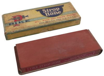 Pike Manufacturing Company, Pike, New Hampshire: "Pike Strop Hone" Hone & Strop Combo.