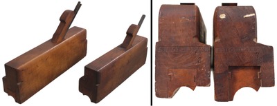 J.R. Tolman, Hanover, Massachusetts: Pair Of Full Boxed S'wright's Bead Molding Planes