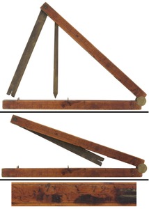 Lind, Nils/Stockholm, Sweden: 18th Century Swedish Bevel Folding Rule