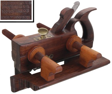 Nathusius, Kugler & Morrison, New York, New York: Handled Rosewood Plow Plane