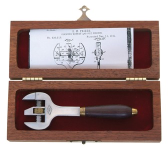 Hilary Klein, Granville, Iowa: Model Of S.M. Friede Patent Comb. Wrench