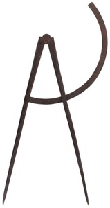 Assorted Makers: Pair Of 18th C. Hand Forged Divider