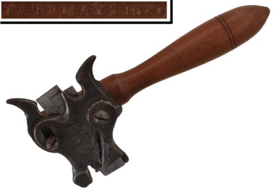Stokes, Septimus C./Manchester, N: Early Patent Glass Cutter