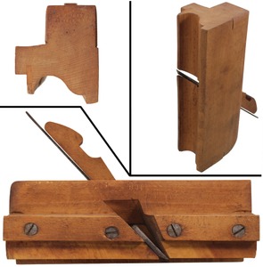 G.W. Rogers, Dundee, New York: Extra Wide Quirk Ogee Molding Plane