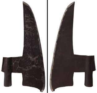Unmarked: 18th Century Decorated Broad Axe