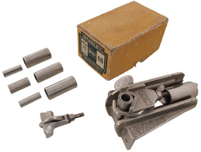 Stanley Rule & Level, No. 60: Nickel Plated Doweling Jig