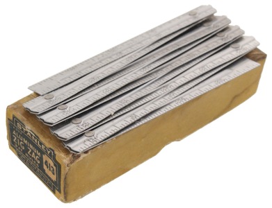 Stanley Rule & Level, No. 413: Rare Aluminum Folding Rule