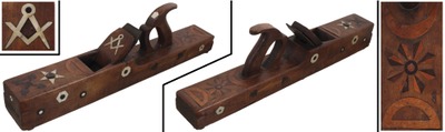 Unmarked: Spectacular Marquetr Inlay Jointer Plane