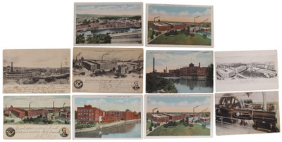 L.S. Starrett Company, Athol, Massachusetts: Coll. Of Ten Asst. Starrett Postcards