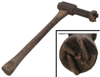 Brown Paper Co./Berlin, N.H.: Early Cast Bronze Log Mkg. Hammer