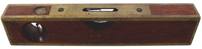 Stratton Brothers, Greenfield, Massachusetts, No. 11: Brass Bound Mahogany Level