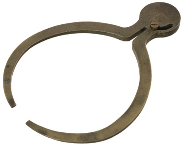 Unmarked: Early Solid Brass Outside Caliper