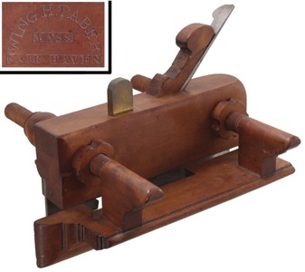 Wing H. Taber, Fair Haven, Massachusetts: Unhdld. Boxwood Plow Plane