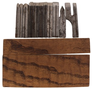 Unmarked: Set Of 14 Stepped Cutting Irons
