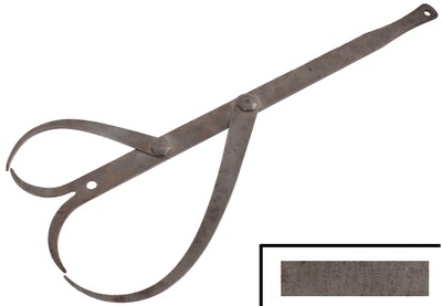 L.S. Starrett Company,  Athol, Massachusetts, No. 173: Blacksmith's Double Caliper