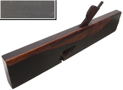 Unmarked: Solid Lignum Vitae S'wrights Rabbet Plane