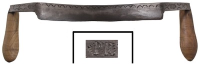 P.R.: Early Hand Forged Cooper's Draw Knife