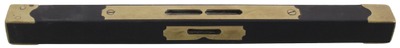 Unmarked: Ebony & Brass 10 3/8" Spirit Level