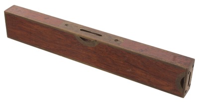 Stratton Brothers (Unmarked), No. 10: Twelve-Inch Rosewood Plumb & Level