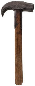 Unmarked: Classic 18th C. "Strap" Hammer
