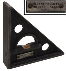 Millers Falls Company, Millers Falls, Massachusetts, No. 20: Cast Iron Corner Level