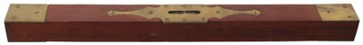 Unmarked: Fancy Craftsman Made Mahogany Level