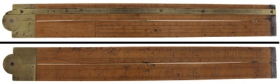 Belcher Bros. & Company, New York, New York: Two-Foot, Two-Fold Folding Rule