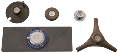 Assorted Makers: Coll. Of Five Asst. "Bullseye" Levels