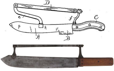 Unmarked: Combination Butcher Saw And Knife