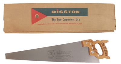Disston Division Of H.K. Porter, Toronto, Ontario, Canada, No. D-23: Unused Eight-Point Crosscut Saw
