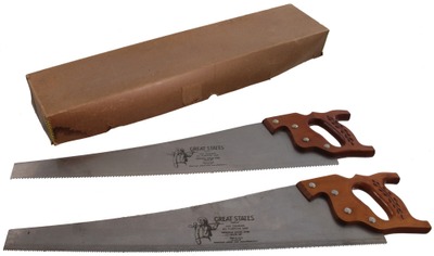 Great States: Two 26" Eight-Point Crosscut Saws
