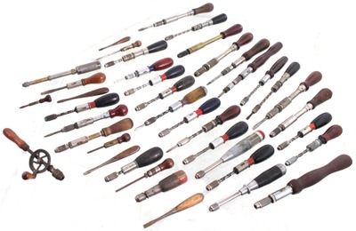 Assorted Makers: Lot Of Assorted Sprial Type Screwdri