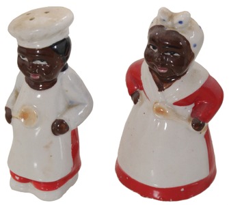 Assorted Makers: Pair Of Multi-Culti Salt/Pepper Shakers