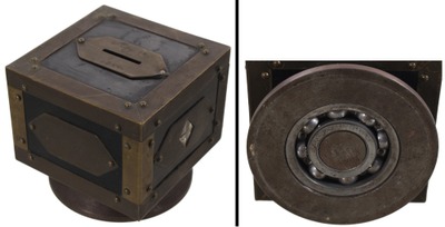 Unmarked: Ball Bearing Base Swivel Still Bank